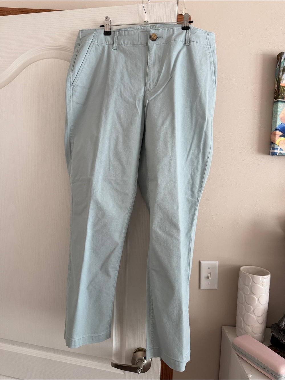 LOFT Light Blue Chino Pants